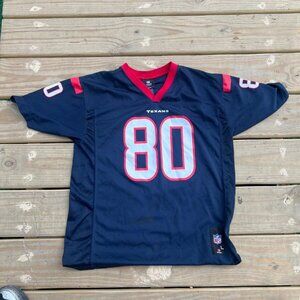 Team Apparel Youth Houston Texans Andre Johnson #80 Blue NFL Jersey Size L